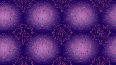 Renkli unsurlarla hareketli arka plan görüntüleri. Çiçekler. Eski model. Bayrak tarzı. Video kaydı. Şablon. Döngü. Kusursuz..