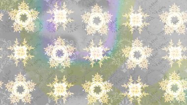 Tarafsız renklerde şirin bir çiçek deseni. Renkli Bahar Temalı Kusursuz Arkaplan. Düz Çiçek Elementleri Tasarımı. Raster Modaya uygun kumaş deseni.