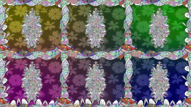 Ev dekoru. Fantezi çiçekli kusursuz desen, doğal duvar kağıdı, çiçek desenli kıvrım çizimi. Paisley el çizimi elementler.