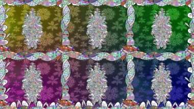 Raster stili kumaş deseni. Çiçekler suluboya desensiz.