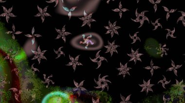 Çiçekli karalama şeklinde Raster çiçek deseni. Nazik, narin çiçek arkaplanı. Siyah renkte çiçekler.