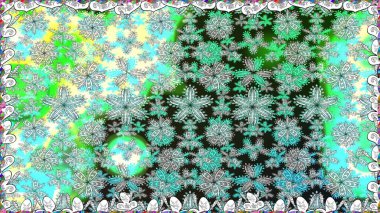 Sevimli çiçek raster deseni. Renkli çiçekler. Renkli Bahar Temalı Kusursuz Arkaplan. Düz Çiçek Elementleri Tasarımı.