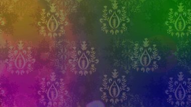 Sanat, çiçeklere ilham verir ve arka plan bırakır. Karalama çiçekleri kusursuz desen. Raster deseni. Yeşil el çizimi desen.