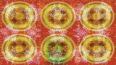 Basit bir kar tanesi. Turuncu ve sarı renklerin çizimi. Soyut duvar kâğıdı, ambalaj dekorasyonu. Kışın sembolü, mutlu noeller, mutlu yeni yıl kutlaması Raster illüstrasyonu..