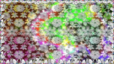 Suluboya etkisi. Raster deseni. Organik elementler. Botanik kusursuz desen.