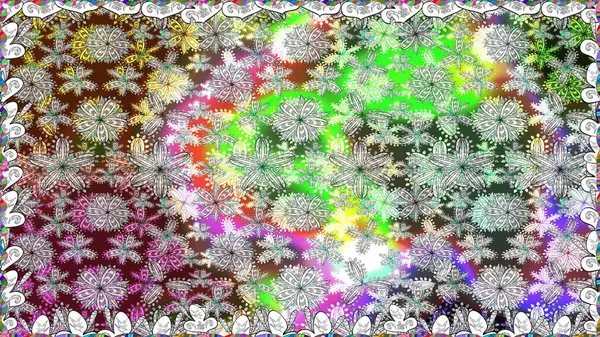 Suluboya etkisi. Raster deseni. Organik elementler. Botanik kusursuz desen.