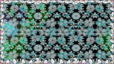 Çiçek tasarımı için inanılmaz bir kolaj cenneti tarzı. Parlak çiçekli kolaj çiçekleri gridir. Çiçekli zambaklar dikişsiz arkaplan.