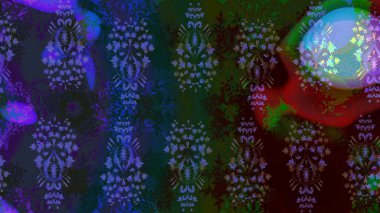 Kar tanelerinin soyut arkaplanlı Noel şablonu. Noel ve yeni yıl moda baskıları için tatil tasarımı. Raster illüstrasyonu. Mavi ve gri renkler.