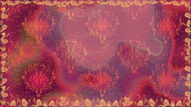 Pembe çiçekli bahar çiçekleri. Moda baskıları için zarif bir şablon. Motley illüstrasyonu. Küçük renkli çiçekler. Küçük çiçekte şirin desenler.