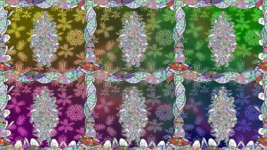 Yeşil renkli çiçekler. Küçük çiçekte sevimli çiçek deseni var..