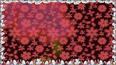 Renkli Yaz Temalı Kusursuz Arkaplan. Düz Çiçek Elementleri Tasarımı. Renkli çiçekler. Raster illüstrasyonunda trendsiz çiçek deseni.