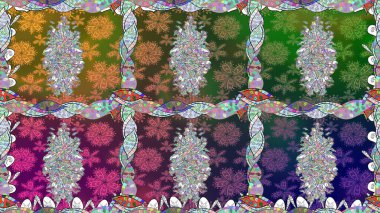 Organik elementler. Raster deseni. Suluboya etkisi. Botanik kusursuz desen.