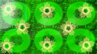 Kar tanesi süsleme deseni. Kar taneleri arka planda. Renkli arka planda izole edilmiş kar tanelerinin düz tasarımı. Kar taneleri deseni. Raster illüstrasyonu.