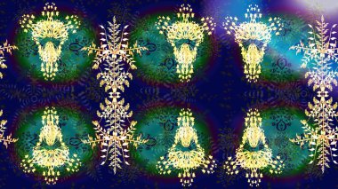 Raster illüstrasyon. Küçük çiçek sevimli çiçek desen. Sorun -suz.