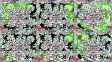 Zarif, parlak ve kusursuz çiçek desenli tasarım. Sabıka baskıları, bebek kıyafetleri, duvar kâğıtları, paket kutuları vb..