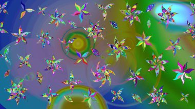 Eskiz Vintage Çiçek Deseni. Raster Kalça dokusu deseni.