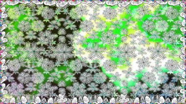 Renkli Bahar Temalı Kusursuz Arkaplan. Düz Çiçek Elementleri Tasarımı. Çiçekli, kusursuz bir arkaplan. Çocuk stili.