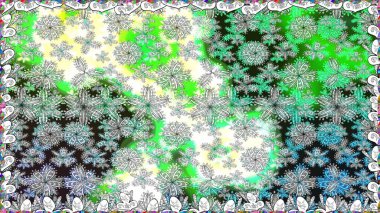 Gri renklerde çiçeksiz. Raster illüstrasyonu. Gri renkli çiçekler. Çiçek deseni. Şatafatlı bahar bahçesi dokusu.