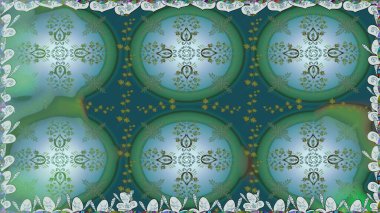 Düz Çiçek Elementleri Tasarımı. Mavi renkli çiçekler. Renkli Bahar Temalı Kusursuz Arkaplan. Sevimli çiçek raster deseni.