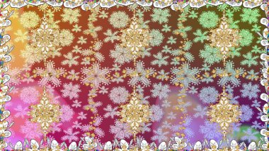 Kusursuz klasik raster nötr ve altın desenli. Geleneksel oryantasyon süsü. Klasik vintage arkaplan.