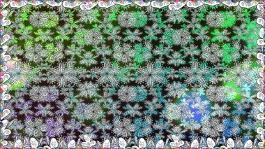 Raster Modaya uygun kumaş deseni. Gri renkli şirin çiçek deseni. Renkli Bahar Temalı Kusursuz Arkaplan. Düz Çiçek Elementleri Tasarımı.