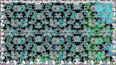 Küçük çiçekte güzel bir desen. Kusursuz. Motley illüstrasyonu. Moda baskıları için zarif bir şablon. Küçük renkli çiçekler. Çiçekli bahar çiçekleri.