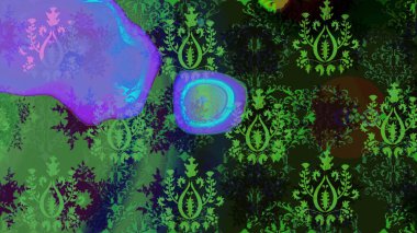 Raster illüstrasyonu. Renkli arka planda izole edilmiş kar tanelerinin düz tasarımı. Kar tanesi süsleme deseni. Kar taneleri deseni. Kar taneleri arkaplanı.