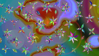 Sevgililer günü ve tebrik kartı konsepti için şık bir davetiye. Üst manzara, yumuşak stil. Çiçek kompozisyonu, el boyası, hassas şablon. Mavi renkte manzaralı çiçek deseni.