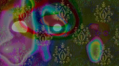 Raster illüstrasyonu. Kar tanelerinin soyut arkaplanlı Noel şablonu. Noel ve yeni yıl moda baskıları için tatil tasarımı. Gri ve kahverengi kar taneleri.