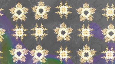 Kar tanesi gri ve nötr renklerde izole edilmiş. Raster illüstrasyonu. Kar Tanesi Simgesi. Raster illüstrasyonu.