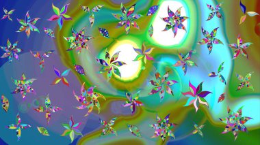 Simple cute pattern in small-scale flowers. Raster illustration. Floral sketch background for textile or book covers, manufacturing, wallpapers, print, gift wrap and scrapbooking.