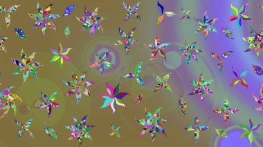 Tekstil veya kitap kapakları, imalat, duvar kağıtları, baskı, hediye paketi ve yapıştırma kitabı için çiçek eskizi geçmişi. Raster illüstrasyonu. Küçük ölçekli çiçeklerdeki basit sevimli desen.