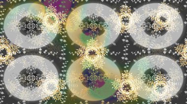 Raster illüstrasyonu. Kusursuz çiçek deseni duvar kâğıdı olarak kullanılabilir. Gri renkli çiçekler.