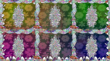 Trendy print. Vintage. Exquisite pattern of watercolor sketches of the flower. Watercolor seamless pattern. Beautiful pattern for decoration and design.