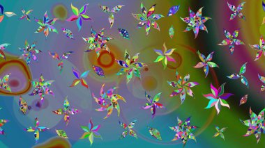 Raster şirin suluboya çiçek desenleri çiziyor. Kartlar, davetiyeler, tarih kartları ve daha fazlası için kullanılabilir. Büyük bir suluboya çiçek seti..