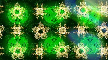 Raster kar taneleri deseni. Raster illüstrasyonu. Renkli arka planda güzel kar taneleri.