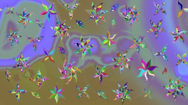 Egzotik çiçekler, nötr renklerde botanik ve parlak klasik doğa. Klasik tropikal doğal elementlerin suluboya seti. Raster illüstrasyonu.