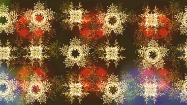 Raster Noel soyut renkli arka plan ve tatlı kar tanesi. Raster illüstrasyonu. Kar taneli kahverengi bir renk..