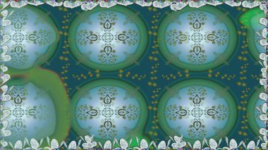 Çiçeklerle kusursuz desen. El çizimi. Suluboya çizimi. Mavi renkte çiçekler.