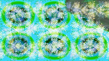 Mavi renkli şirin çiçek deseni. Raster Modaya uygun kumaş deseni. Renkli Bahar Temalı Kusursuz Arkaplan. Düz Çiçek Elementleri Tasarımı.