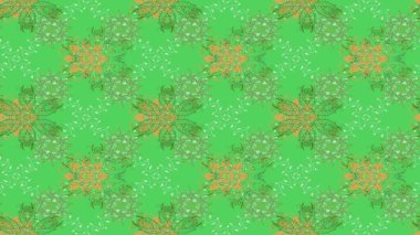 Noel süsleri ve Noel süsleri. Raster Noel soyut renkli arkaplan ve düşen kar tanesi.