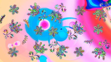 Kar tanesi raster arka planı. Kış nötr ve mavi noel kar kristal elementi. Meteoroloji buz koleksiyonu. Xmas Frost kar taneleri izole edilmiş siluet sembolü. Raster illüstrasyonu.