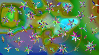 Gri renkli çiçekli kusursuz çiçek deseni. Suluboya tarzında gri renkte çiçekler.