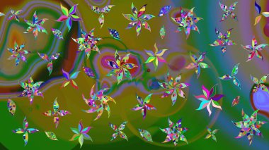 Suluboya desenli çiçek deseni. Dekorasyon ve tasarım için güzel bir desen. Ton halinde. Moda baskısı. Çiçeğin suluboya çizimlerinin zarif deseni.