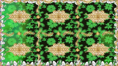 Raster kar taneleri arka planda. Kar tanesi rengarenk desen. Kar taneleri deseni. Raster illüstrasyonu. Soyut kar taneleri arkaplanda izole edilmiş düz tasarım.