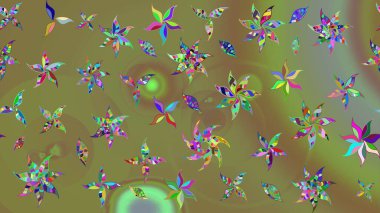 Çiçek deseni duvar kağıdı, desen dolguları ve web sayfası arka planı için kullanılabilir. Şekil verilmiş çiçeklerle eskiz deseni. Süslü zentangle çizim dokusu, soyut çiçeklerle süslenmiş..