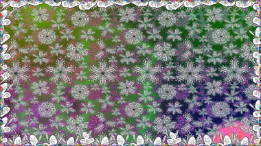 Çiçek. Gri renklerde. Raster illüstrasyonu. Kusursuz dekoratif arka plan, çiçek mandala.