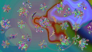 Karalama elementleri. Çizim çiçek deseni duvar kağıdı, web sitesi arka planı, ambalaj kağıdı, davetiye, broşür, afiş veya web sitesi için kullanılabilir. El çizimi Raster illüstrasyonu.