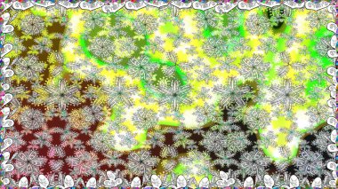 Şirin çiçekli, desenli, renksiz bir desen. Elle çizilmiş çiçek deseni (fayans). Tekstil için suluboya desensiz.