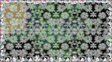 Renkli çiçekler. Küçük çiçekte sevimli çiçek deseni var..